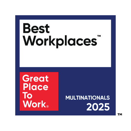 17 of 18 logos - GPTW Best Workplaces Multinationals 2025