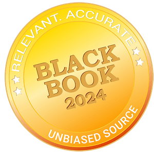 4 of 17 logos - BlackBook 2024 badge